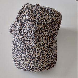 Vintage Leopard Print Baseball Cap